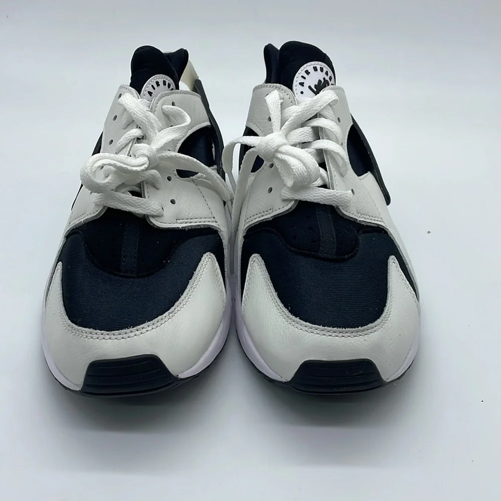 Nike Air Huarache Athletic Running Shoes Black White DD1068–001 - Picture 3 of 6